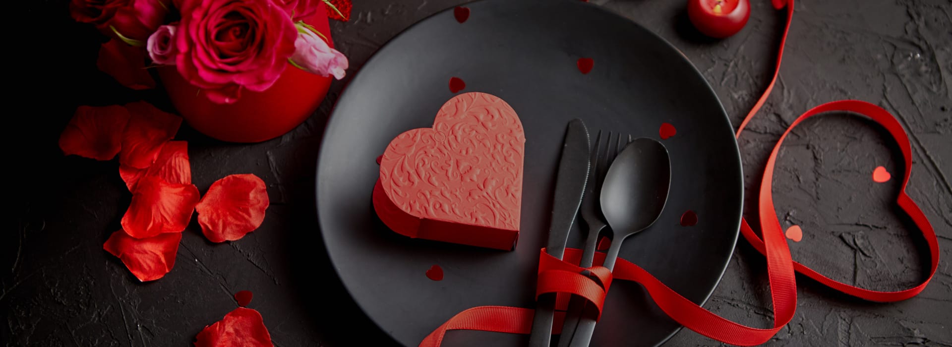 Menu de fête Saint Valentin 2026