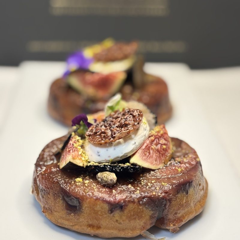 Figues au miel de truffe, biscuit 4/4 speculos