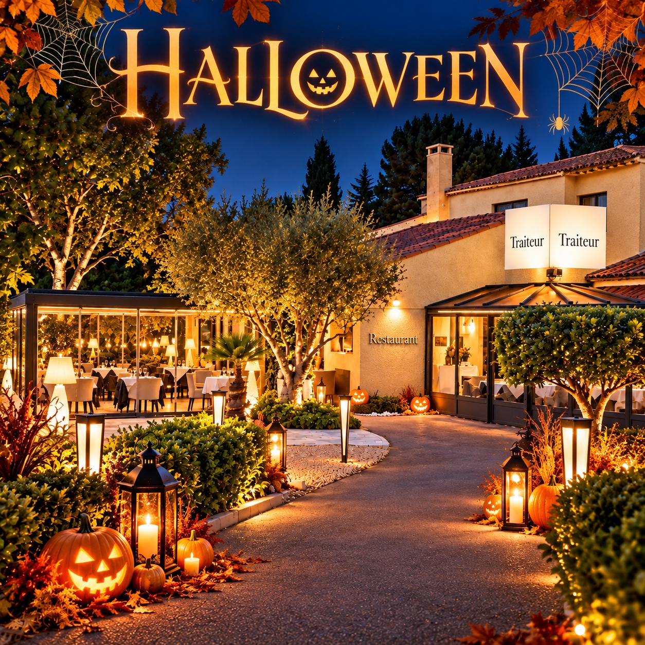 Restaurant dHalloween sous les etoiles